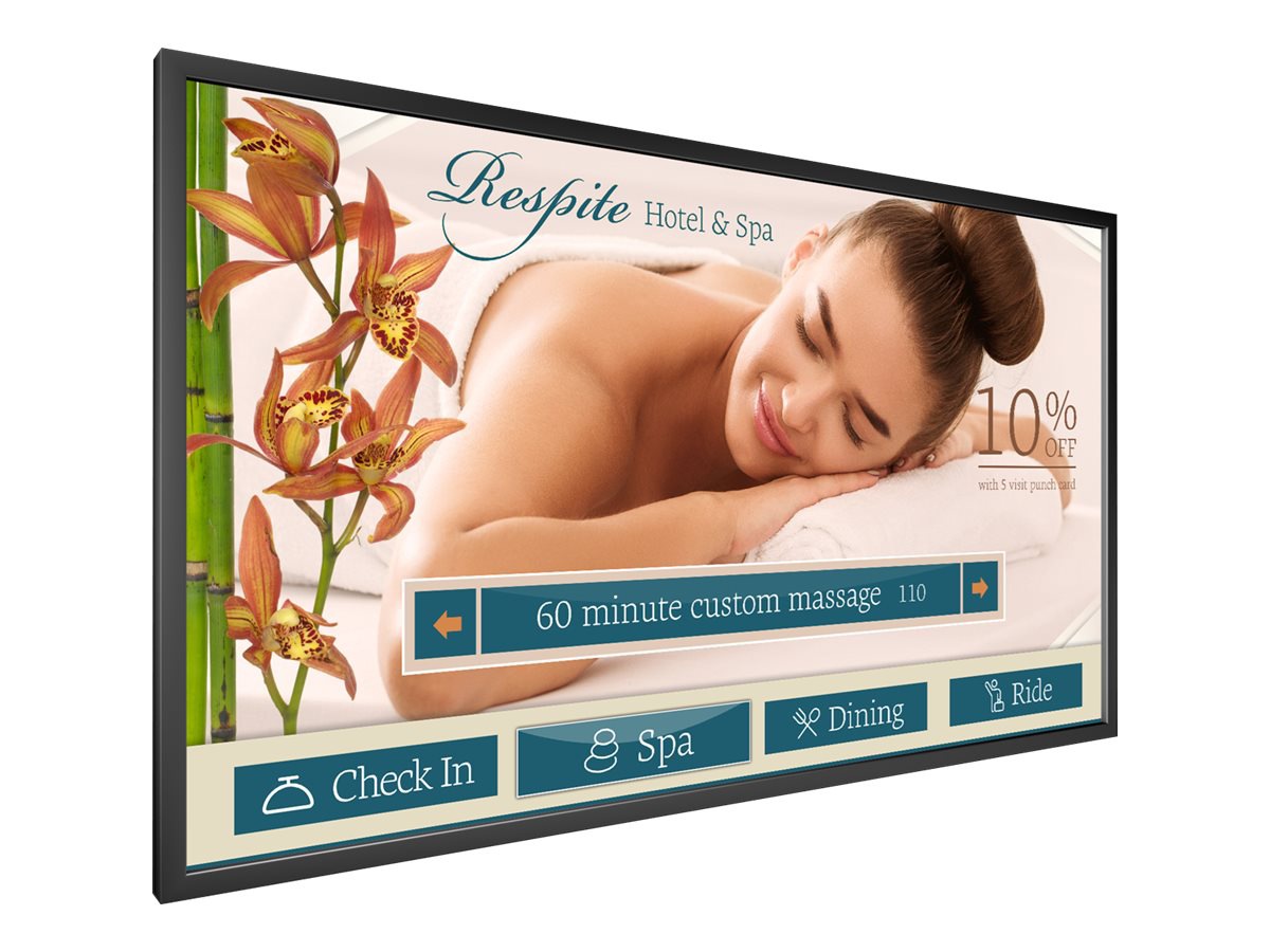 Planar PS5574KT 55" LED-backlit LCD display - 4K - for digital signage - TA