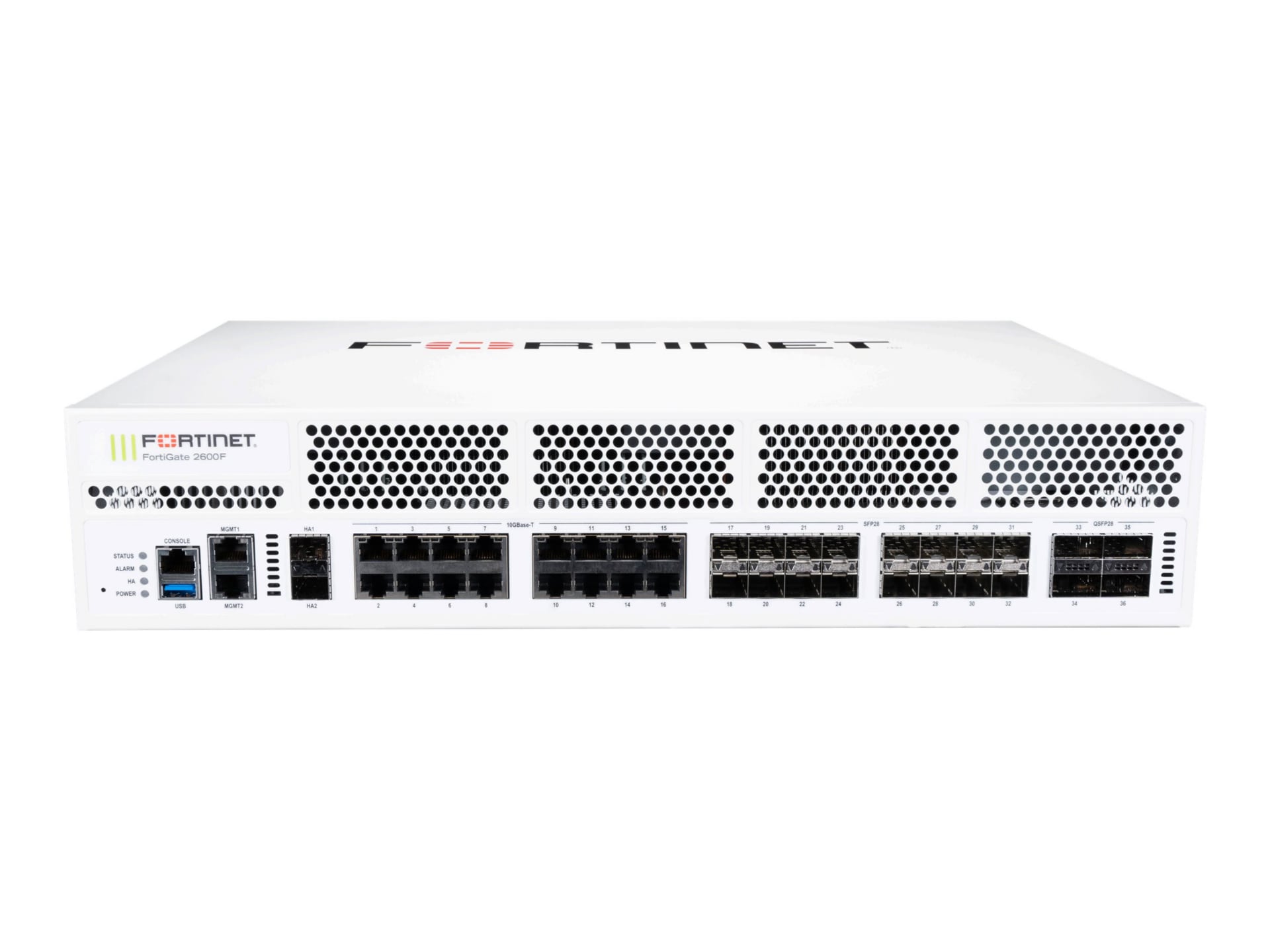 Fortinet FortiGate 2600F - security appliance - with 5 years FortiCare 24X7