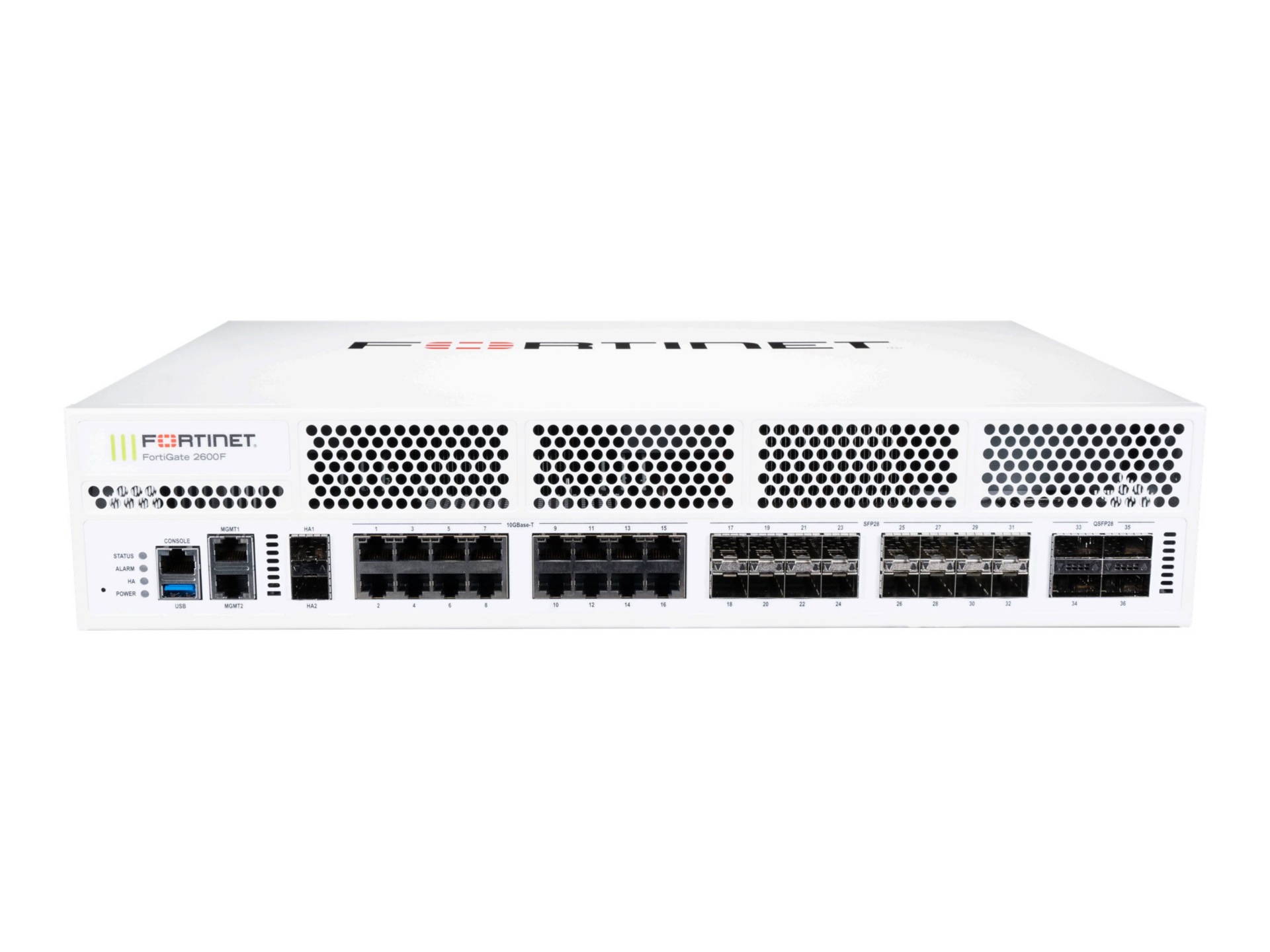 Fortinet FortiGate 2600F - security appliance - with 5 years FortiCare 24X7 Support + 5 years FortiGuard Enterprise