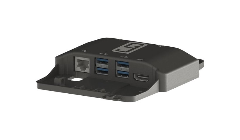 Gamber-Johnson Rugged USB Hub - docking station - USB-C - HDMI - GigE