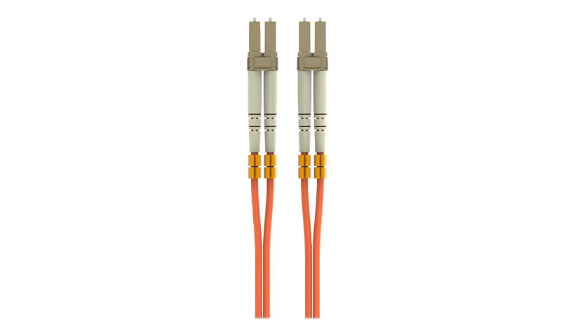 Belkin 2M Fiber Optic Cable; Orange Multimode LC/LC Duplex, 50/125 OM2 - pa