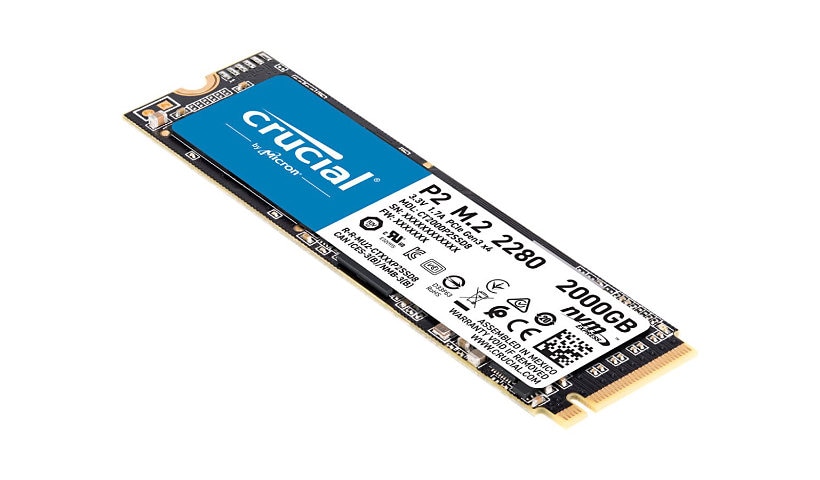 Crucial P2 - SSD - 2 To - PCIe 3.0 x4 (NVMe)