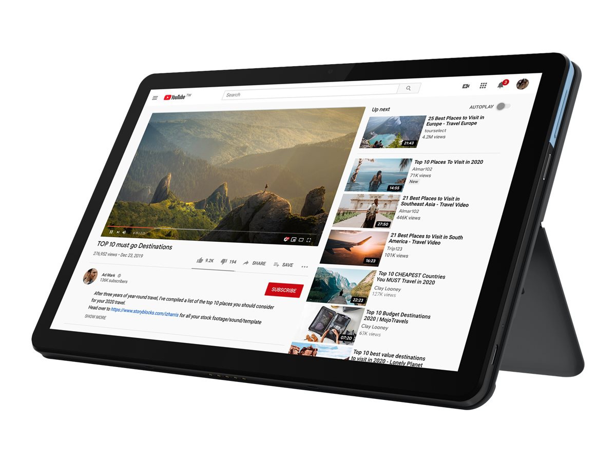 Lenovo IdeaPad Duet Chromebook - 10.1" - Helio P60T - 4 GB RAM - 128 GB SSD