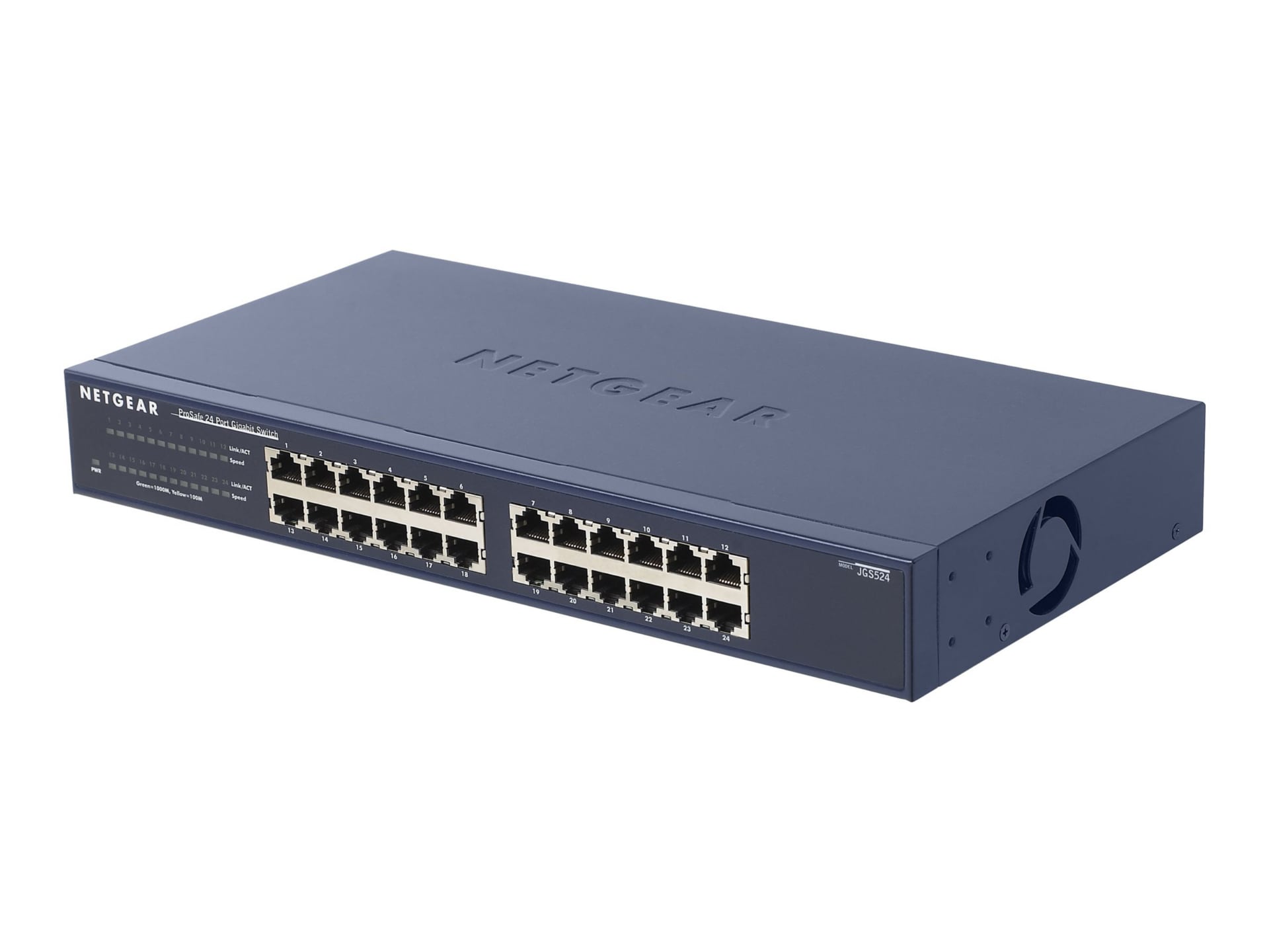 NETGEAR 24-Port Gigabit Ethernet Switch, Plug-and-Play (JGS524NA)