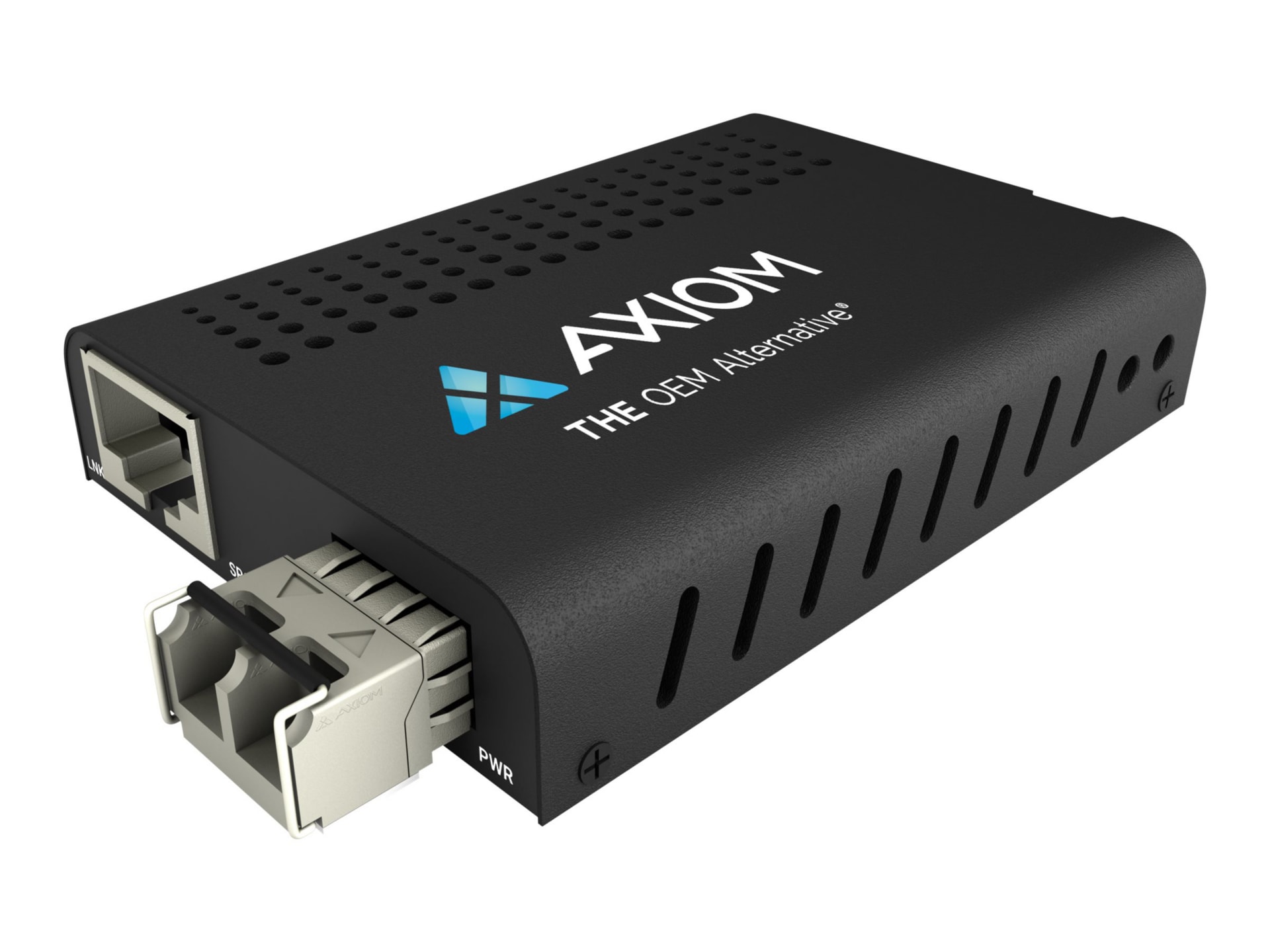 Axiom Mini MC03-M3L2-AX - convertisseur de média à fibre optique - 10Mb LAN, 100Mb LAN, GigE