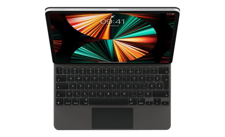 Apple Magic Keyboard - keyboard and folio case - with trackpad - QWERTY -  Canadian French - black