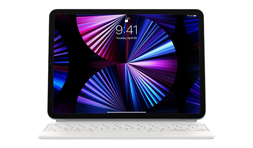 Apple Magic Keyboard - keyboard and folio case - with trackpad - QWERTY - US - white Input Device