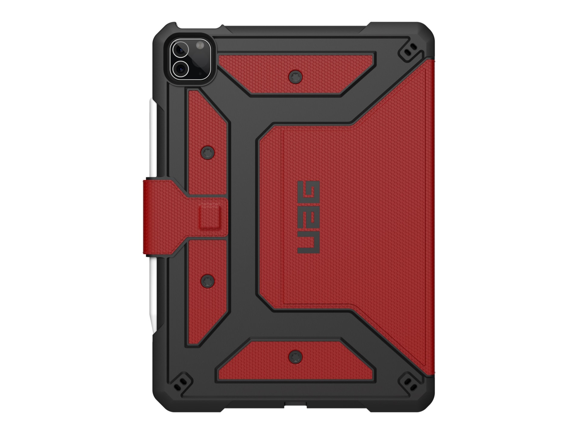 UAG Rugged Case for iPad Pro 11-in (3rd Gen, 2021) - Metropolis Magma - flip cover for tablet