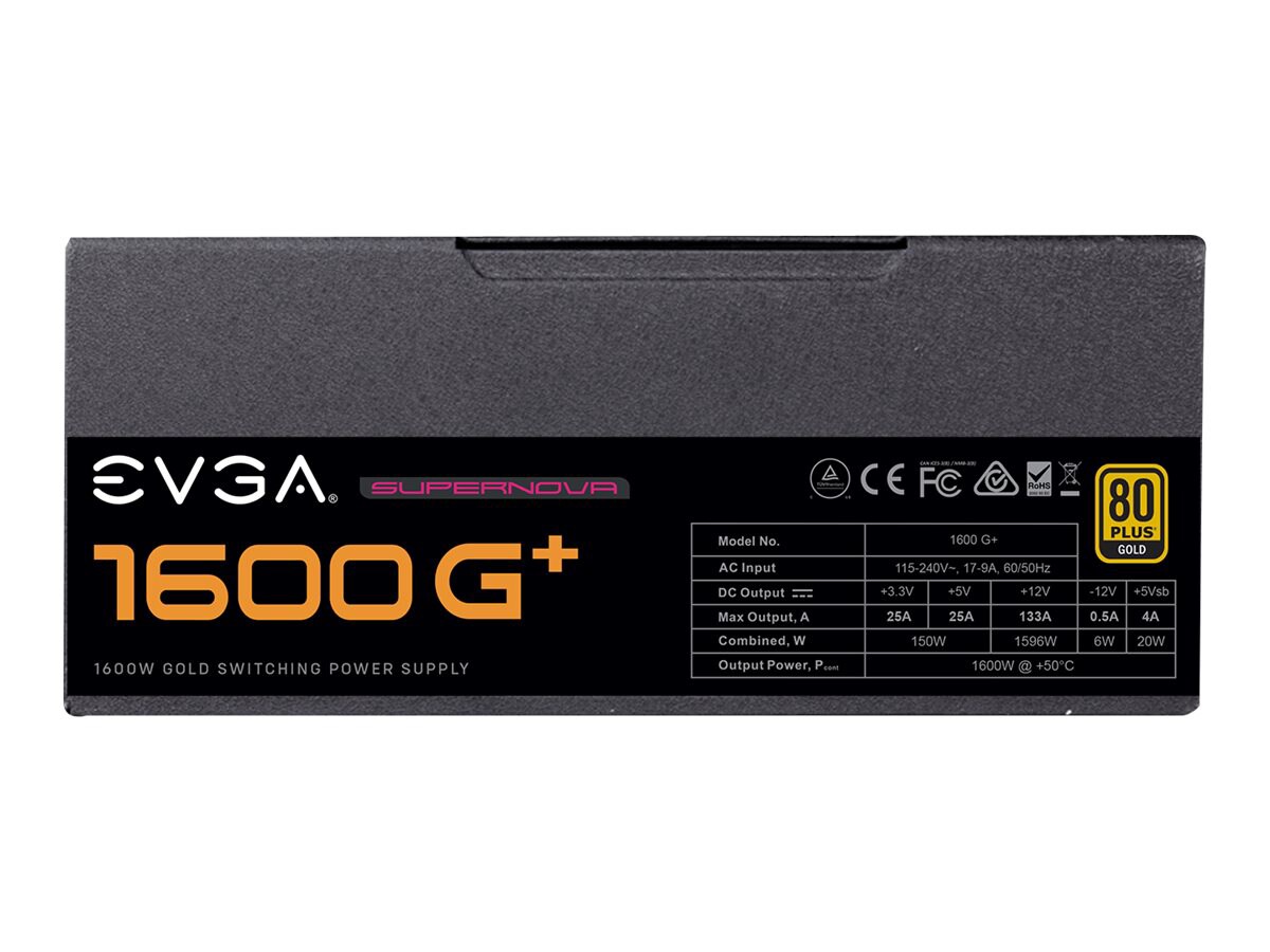 EVGA SuperNOVA 1600 G+ - alimentation électrique - 1600 Watt