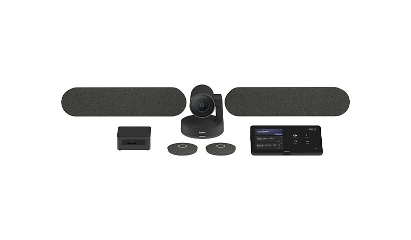 Logitech Large Microsoft Teams Rooms with Tap + Rally Plus + Intel NUC - video conferencing kit - Pro Kit NUC11TNKi5