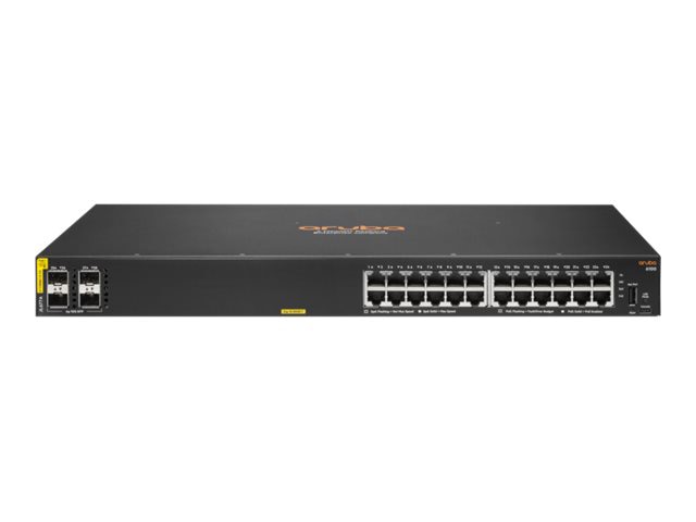 HPE Aruba 6100 24G Class4 PoE 4SFP+ - switch - 28 ports - managed - rack-mo