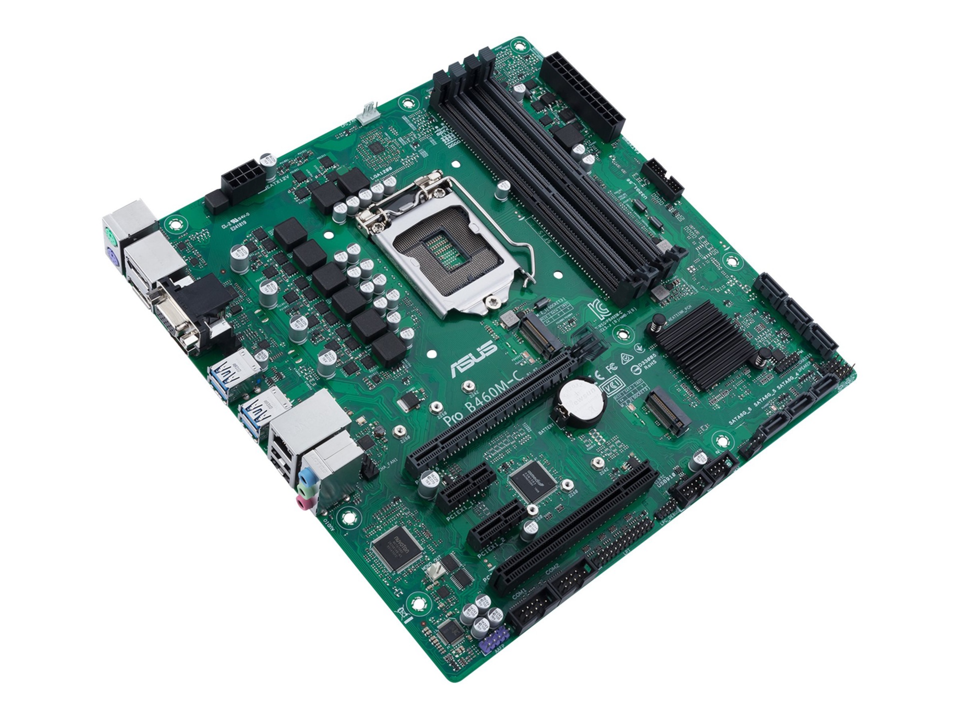 Asus Pro B460M-C/CSM - motherboard - micro ATX - LGA1200 Socket - B460