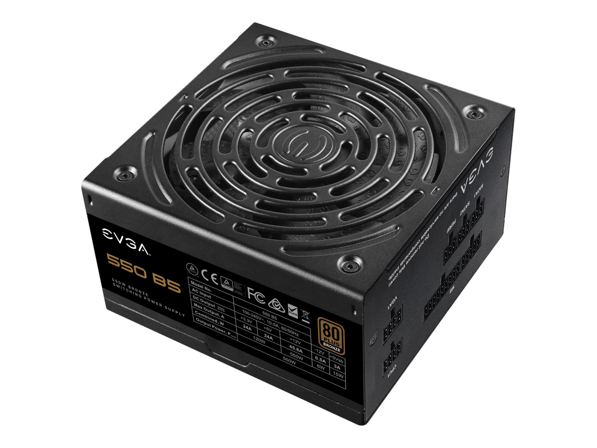 EVGA 550 B5 - power supply - 550 Watt