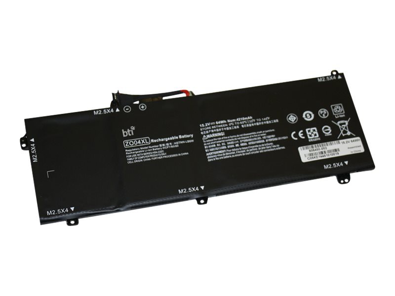 BTI 808450-002-BTI 15.2V 64WHR LI-ION BATTERY 808396-421, HSTNN-C88C, ZO04XL, 808450-001, HSTNN-CS8C, 808450-002,