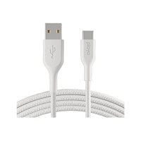 Playa by Belkin 3ft USB-A to USB C Braided Charge Cable MFi Certified White