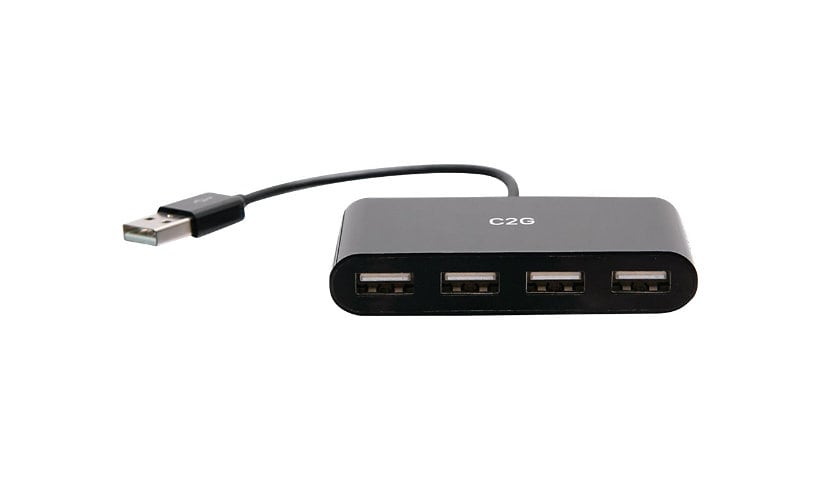 C2G 4-Port USB 2.0 Hub - USB A Multiport Adapter