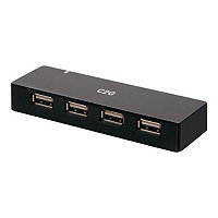 C2G 4-Port USB-A Hub with 5V 2A Power Supply - hub - 4 ports