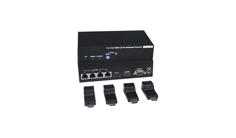 NTI VOPEX VOPEX-C5HD-4LC - transmitter + 4 receivers - video/audio extender