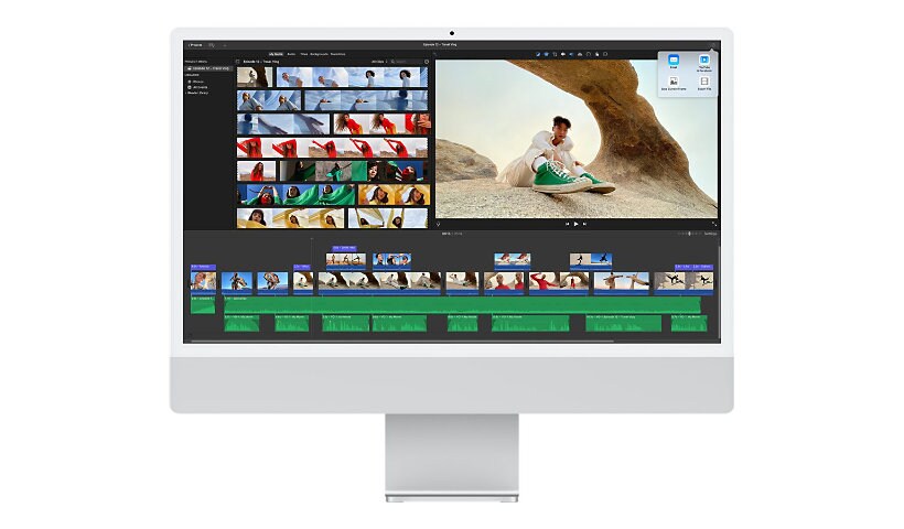 Apple iMac with 4.5K Retina display - tout-en-un - M1 - 8 GB - SSD 512 GB -