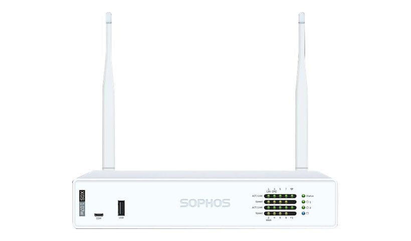 Sophos XGS 107w - security appliance - Wi-Fi 5, Wi-Fi 5 - with 3 years Standard Protection