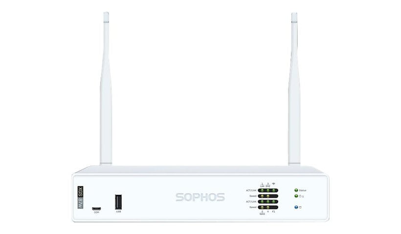 Sophos XGS 87w - security appliance - Wi-Fi 5, Wi-Fi 5 - with 3 years Standard Protection