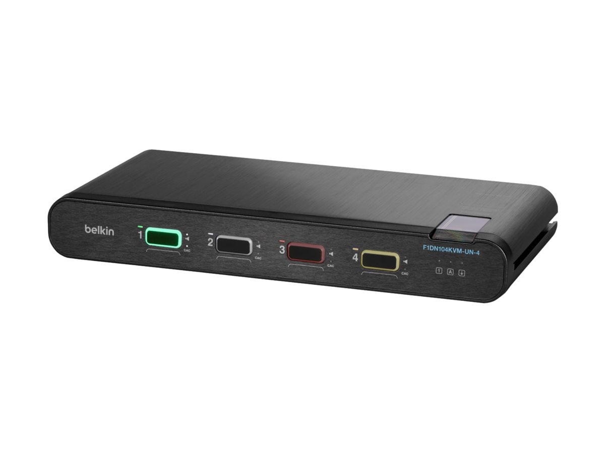 Belkin Universal Secure Single-Head - 2nd Generation - KVM / audio switch -