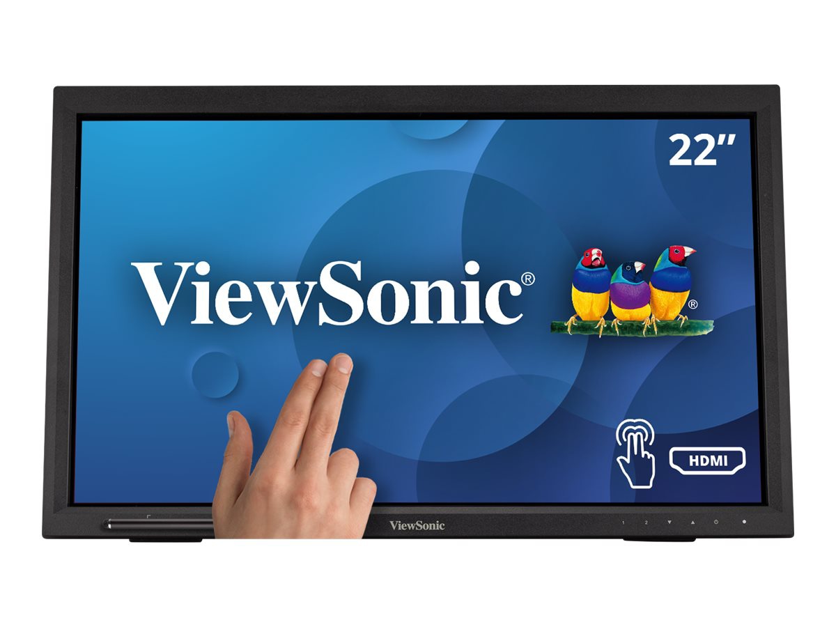 ViewSonic TD2223 - 1080p 10-Point Multi IR Touch Screen Monitor with Eye Ca