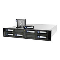 Overland-Tandberg RDX QuikStation 8 - RDX library - 10 Gigabit Ethernet - rack-mountable