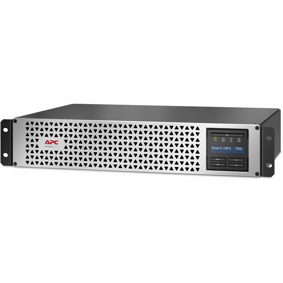 APC Smart-UPS, Line Interactive, 750VA, Lithium-ion, Rackmount 2U, 120V, 6x