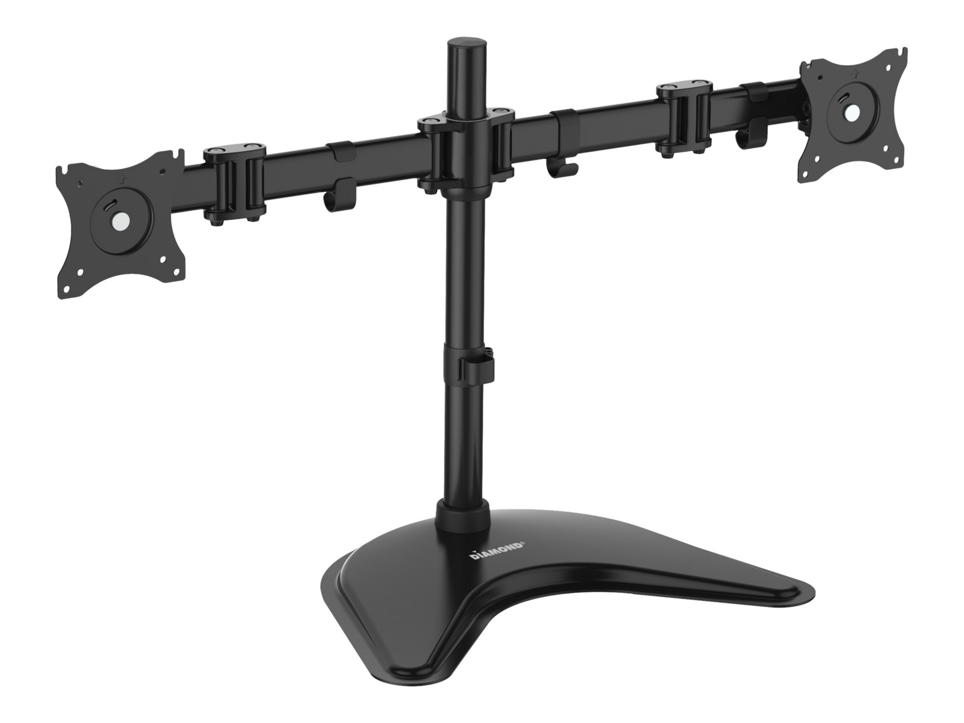 Diamond Ergo DMTA220 mounting kit - adjustable arm - for 2 monitors - black