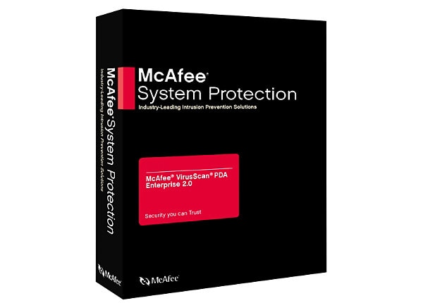 McAfee VirusScan PDA Enterprise (v. 2.0) - license + 1st year PrimeSupport Priority Plus - 1 node - with ePolicy