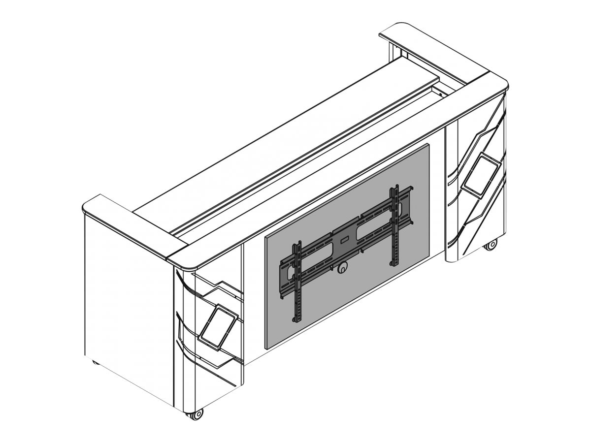 Spectrum Monitor Mount - mounting kit - for LCD display - black