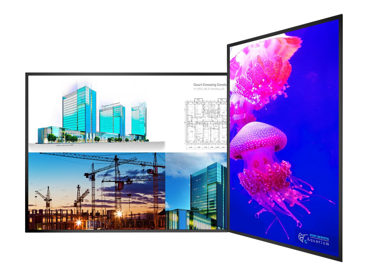 Planar UltraRes X URX75-ERO-T 75" LED-backlit LCD display - 4K - for digital signage / interactive communication - TAA