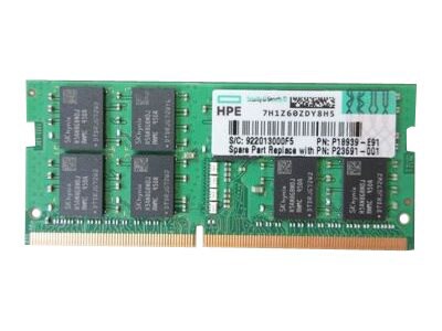 HPE - DDR4 - module - 16 Go - SO DIMM 260 broches - 2933 MHz / PC4-23400 - mémoire sans tampon