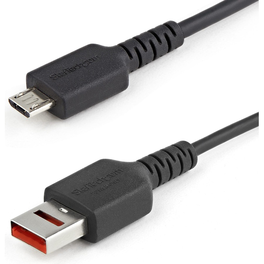 StarTech.com 3ft Secure Charging Cable – USB-A to Micro USB Data Blocker