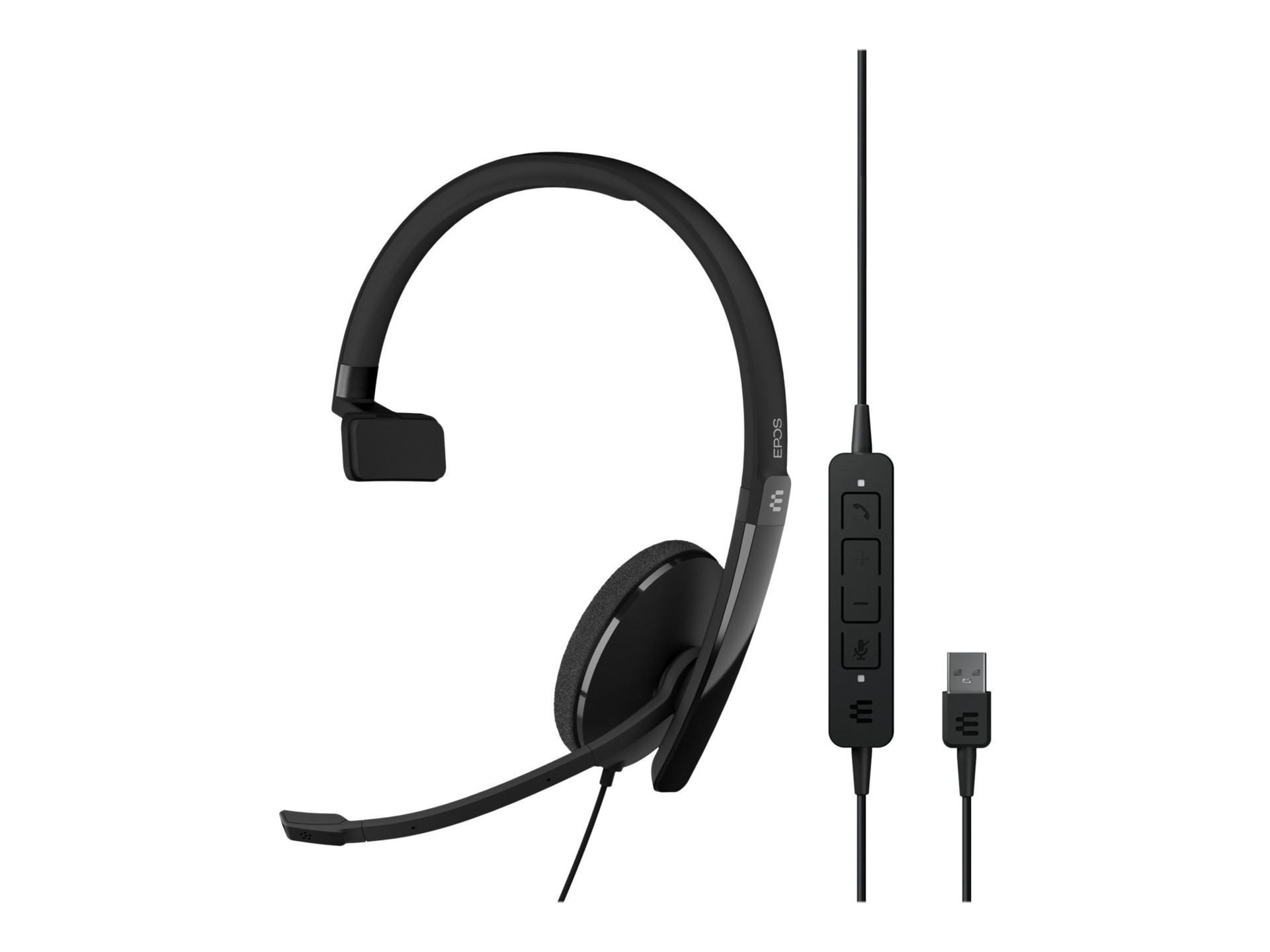Thumbnail 2 of 8 for EPOS ADAPT 130 USB II - Mono Wired Headset - Black