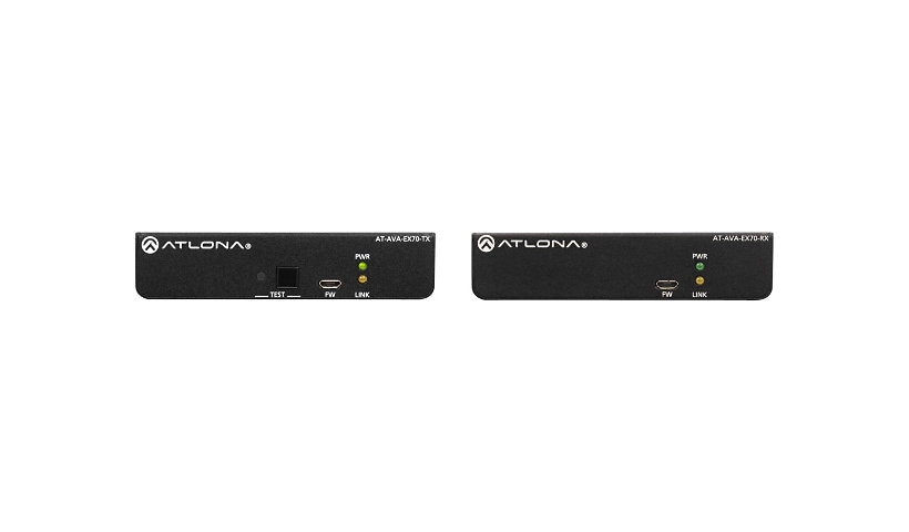 Atlona Avance AT-AVA-EX70-KIT - transmitter and receiver - video/audio/power extender - HDMI, HDBaseT