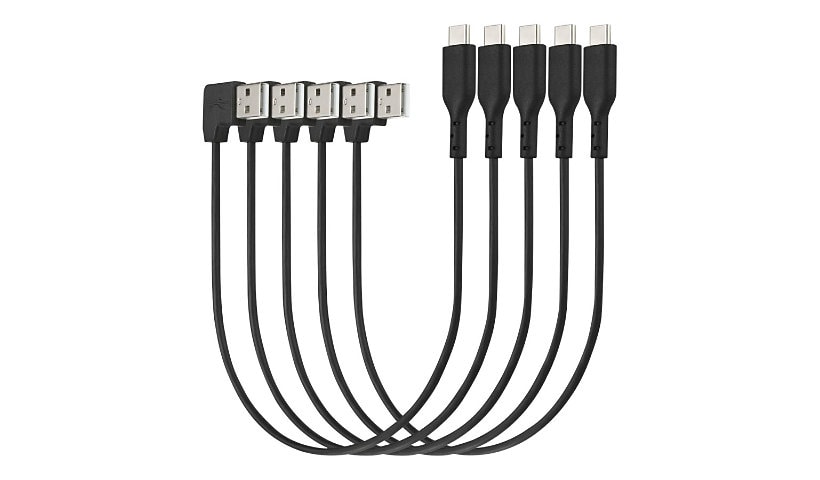 Kensington Charge & Sync USB-C Cable (5-pack) - USB-C cable - USB to 24 pin USB-C - 1 ft
