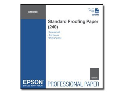 Epson Proofing Paper Standard - proofing paper - semi-matte - 100 sheet(s)