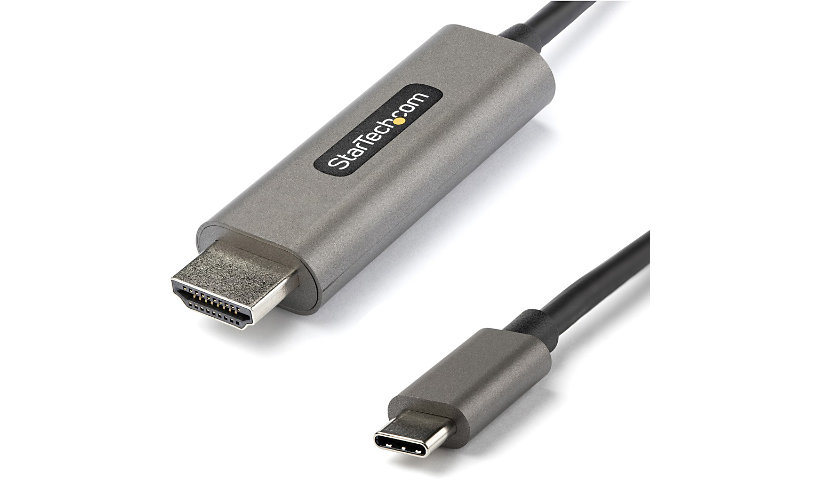 StarTech.com 3ft (1m) USB C to HDMI Cable 4K 60Hz with HDR10 - USB Type-C to HDMI 2.0b Adapter Cable