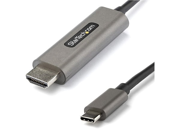 tempo selvmord forgænger StarTech.com 3ft USB C to HDMI Cable Adapter 4K 60Hz HDR10 - UHD HDMI 2.0b  - CDP2HDMM1MH - -