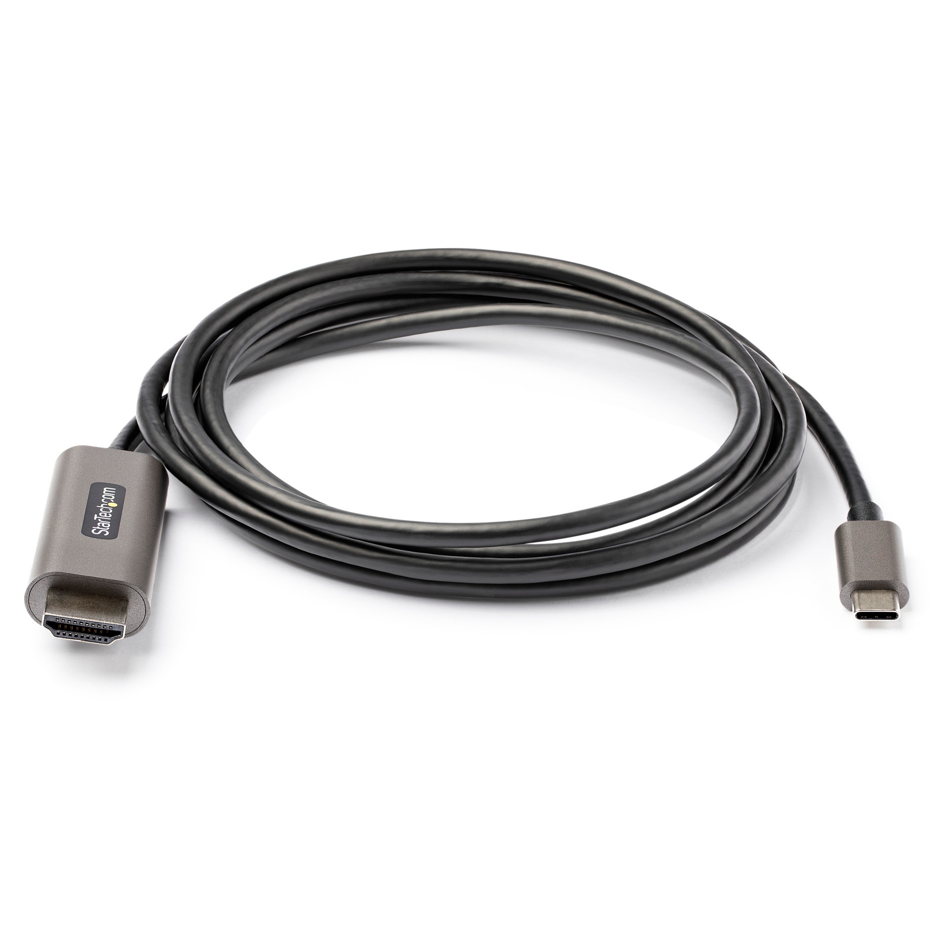 Thumbnail 4 of 5 for StarTech.com 6ft (2m) USB C to HDMI Cable Adapter, 4K 60Hz, HDR10, UHD HDMI 2.0b, USB Type-C to HDMI Video Adapter Cable