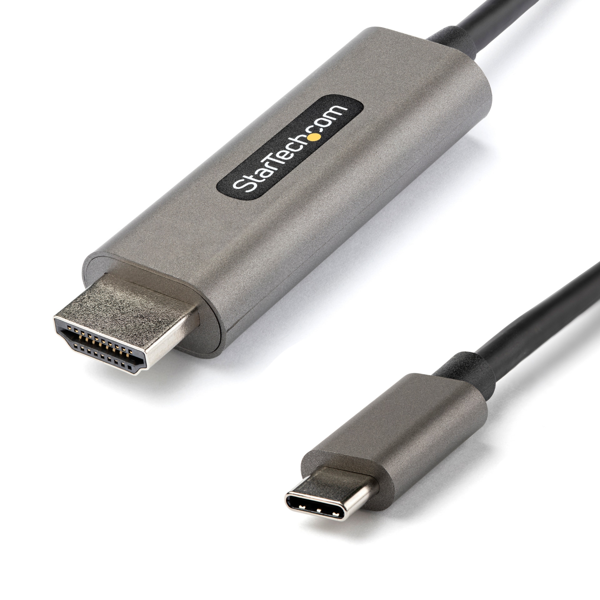 StarTech.com 10ft (3m) USB C to HDMI Cable Adapter, 4K 60Hz HDR10, UHD HDMI 2.0b, USB Type-C to HDMI Video Adapter Cable