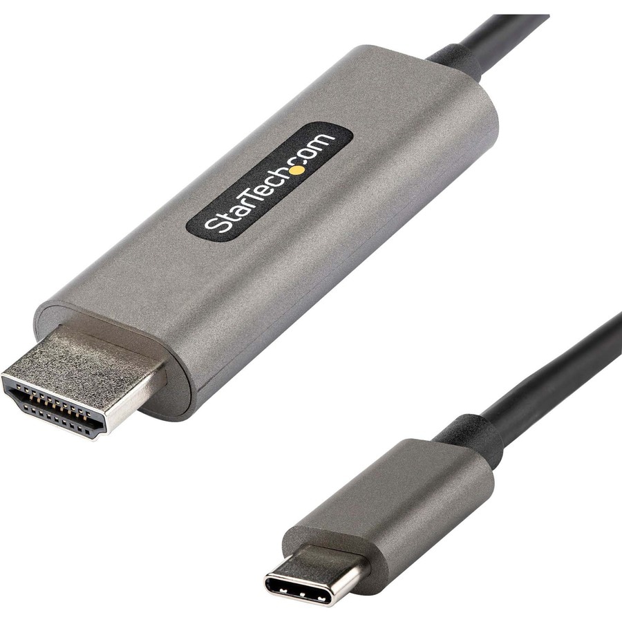 StarTech.com 13ft (4m) USB C to HDMI Cable Adapter, 4K 60Hz HDR10, UHD HDMI 2.0b, USB Type-C to HDMI Video Adapter Cable