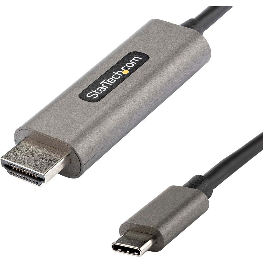 StarTech.com 13ft (4m) USB C to HDMI Cable 4K 60Hz with HDR10, Ultra HD USB Type-C to HDMI 2.0b Video Adapter Cable, DP