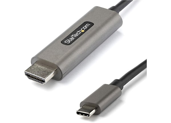 StarTech.com 16ft (5m) USB C to HDMI Cable 4K 60Hz w/ HDR10 - USB Type-C to HDMI 2.0b Adapter Cable - CDP2HDMM5MH - Monitor Cables & Adapters -