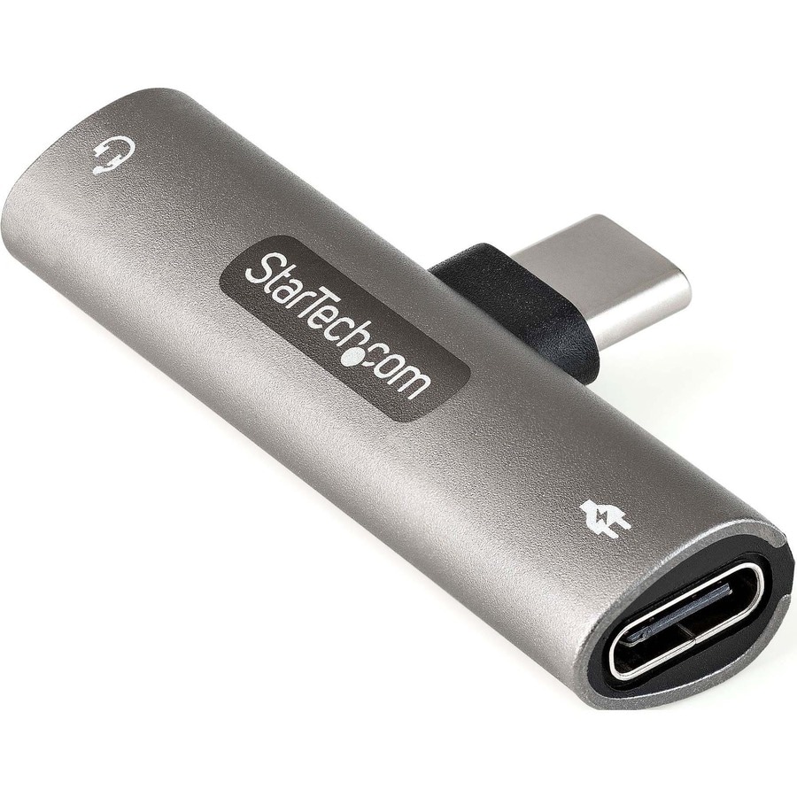 USB-C to 3.5mm jack adapter with charging