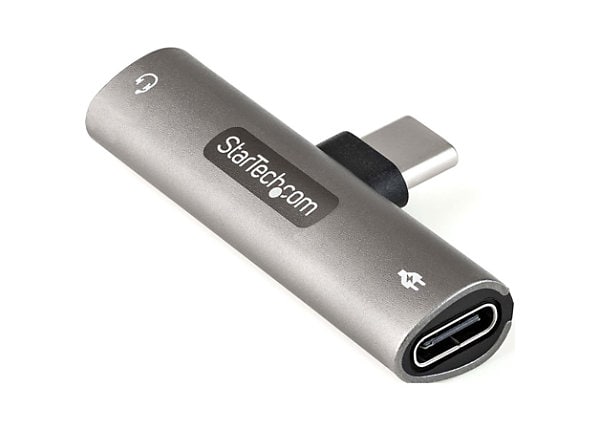 StarTech.com USB C Audio and Charge Adapter 3.5mm TRRS Headset Jack and 60W - Phone/Tablet CDP235APDM - USB Cables - CDW.com