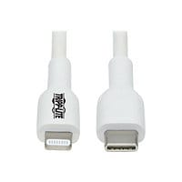 Tripp Lite USB C to Lightning Sync/Charge Cable White MFI Certified M/M 1M