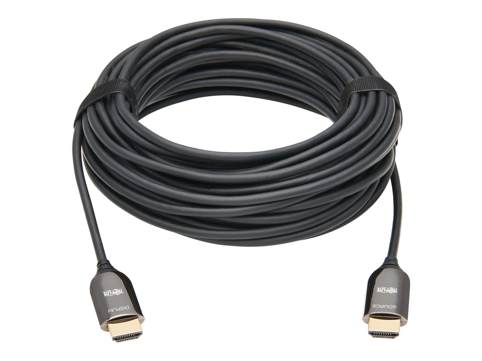 Eaton Tripp Lite Series 8K HDMI Plenum-Rated Fiber Active Optical Cable AOC
